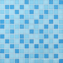 Matériaux de construction Mosaic Tiles Blue Glass Mosaic for Swimming Pool